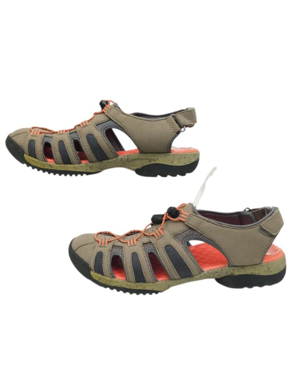 Clarks Tuvia Melon Fisherman Sandals Women 9N Hiking Shoes Closed Toe Trails